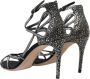 Dolce & Gabbana Prachtige Rhinestone Stiletto Sandalen Black Dames - Thumbnail 14