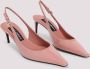 Dolce & Gabbana Stilet slingback pumps in kalfsleer Pink Dames - Thumbnail 11