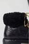 Dolce & Gabbana Luxe Shearling Stijl Leren Laarzen Black Heren - Thumbnail 8
