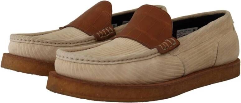 Dolce & Gabbana Luxe Vos Mocassins Loafers Schoenen