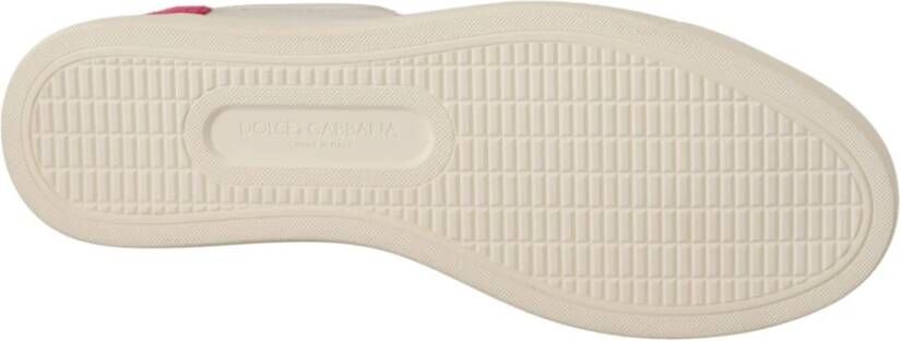 Dolce & Gabbana Prachtige Leren Lage Sneakers Met Klassieke Vetersluiting - Foto 7
