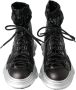 Dolce & Gabbana Luxe Zwarte High Top Sneaker Bootie Black Dames - Thumbnail 7
