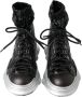 Dolce & Gabbana Luxe Zwarte High Top Sneaker Bootie Black Dames - Thumbnail 6