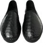 Dolce & Gabbana Luxe Zwarte Leren Espadrilles Black Heren - Thumbnail 2