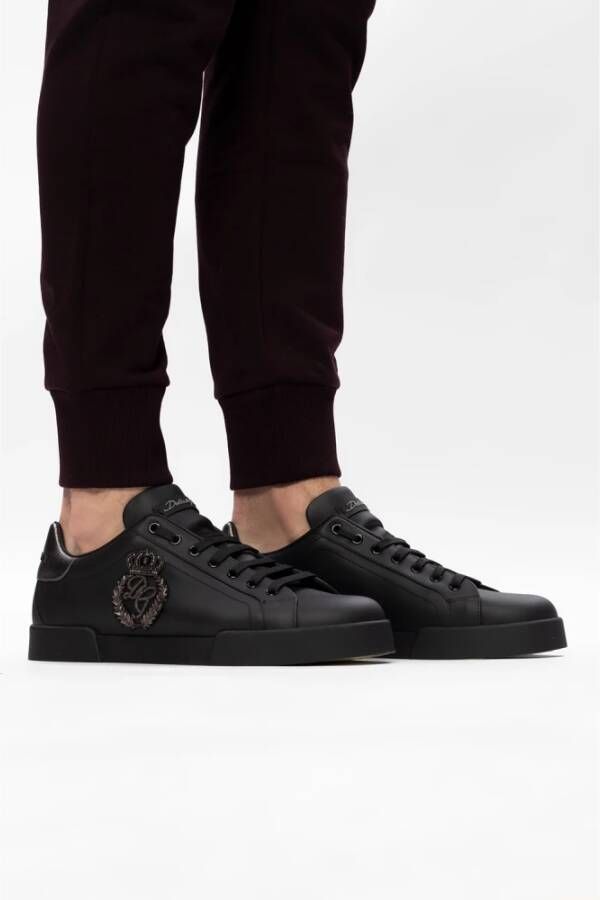 Dolce & Gabbana Portofino low-top sneakers Zwart - Foto 2