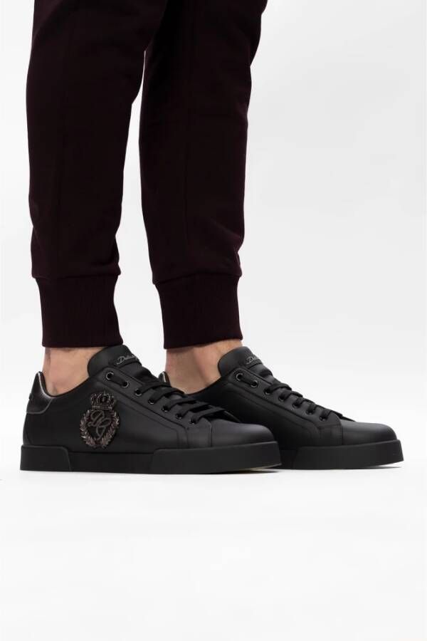 Dolce & Gabbana Merksneakers Zwart Heren