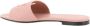 Dolce&Gabbana Sandalen Pastel Pink Leather Slipper With Embossed Logo in roze - Thumbnail 17