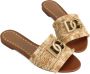 Dolce & Gabbana Mode Slides Sandalen Zwart - Thumbnail 2