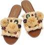 Dolce & Gabbana Mode Slides Sandalen Zwart - Thumbnail 2