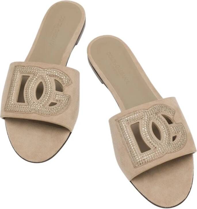 Dolce & Gabbana Mode Slides Sandalen Zwart