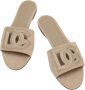 Dolce & Gabbana Mode Slides Sandalen Zwart - Thumbnail 2