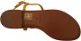 Dolce & Gabbana Mustard Leather Devotion Flats Sandals Shoes Geel Dames - Thumbnail 7