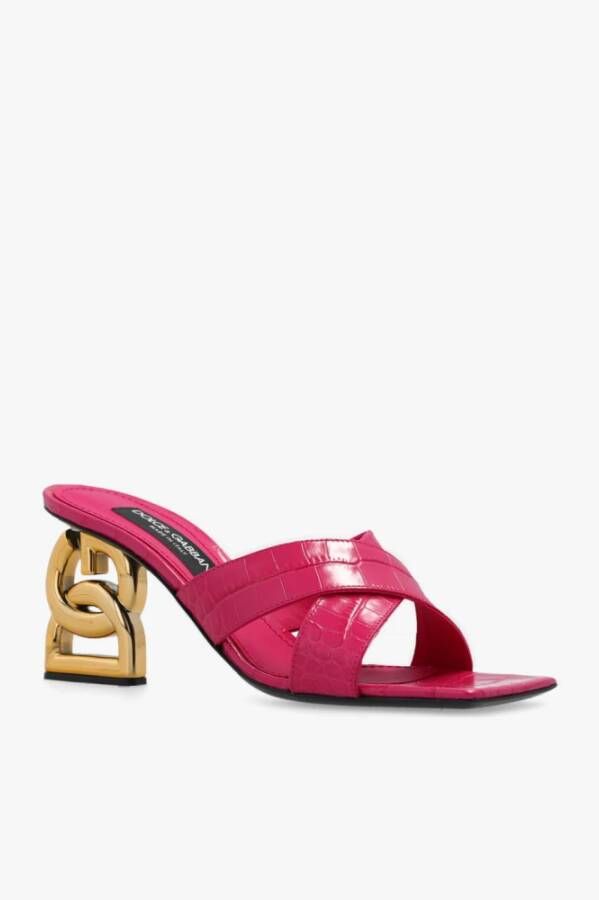 Dolce & Gabbana Muilezels met hakken Roze Dames