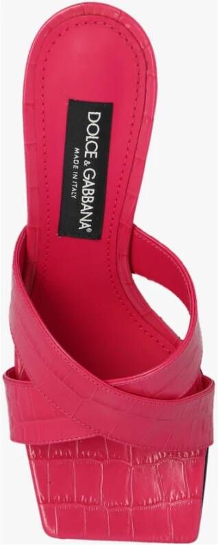 Dolce & Gabbana Muilezels met hakken Roze Dames