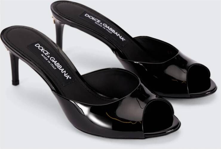 Dolce & Gabbana Muilezels met hakken Zwart Dames