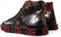 Dolce & Gabbana Camouflage High Top Sneakers met Versieringen Multicolor Heren - Thumbnail 4