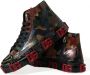 Dolce & Gabbana Camouflage High Top Sneakers Schoenen Multicolor - Thumbnail 12