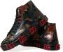 Dolce & Gabbana Camouflage High Top Sneakers met Versieringen Multicolor Heren - Thumbnail 7