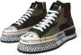 Dolce & Gabbana Multicolor Camouflage High Top Sneakers Multicolor Heren - Thumbnail 3