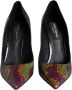Dolce & Gabbana Multicolor exotische leren hakpompen schoenen Black Dames - Thumbnail 2