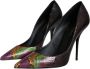 Dolce & Gabbana Multicolor exotische leren hakpompen schoenen Black Dames - Thumbnail 3