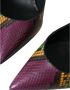 Dolce & Gabbana Multicolor exotische leren hakpompen schoenen Multicolor Dames - Thumbnail 16