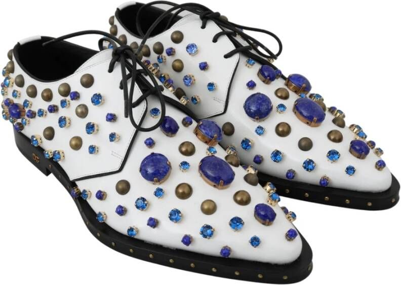 Dolce & Gabbana Multicolor Kristallen Jurkschoenen White Dames