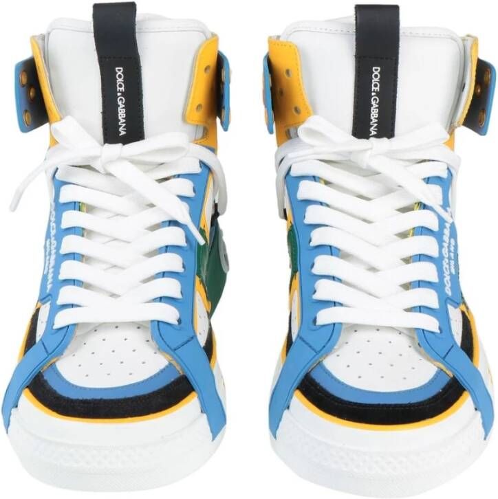 Dolce & Gabbana Multicolor Kwastje Hoge Top Sneakers