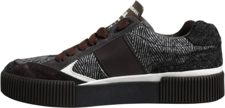 Dolce & Gabbana Multicolor lage sneakers met rubberen zool