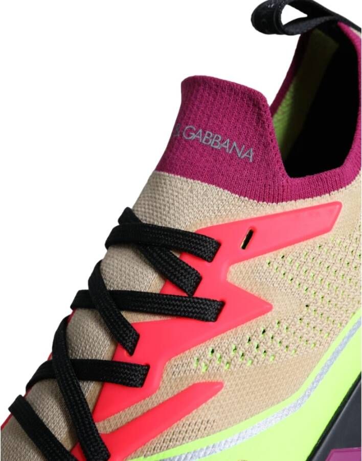 Dolce & Gabbana Multicolor lage top sneakers