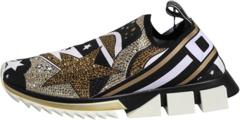 Dolce & Gabbana Multicolor lage top sneakers met logo