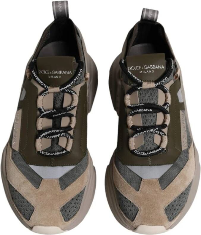 Dolce & Gabbana Multicolor lage top sneakers met rubberen zool Multicolor Heren