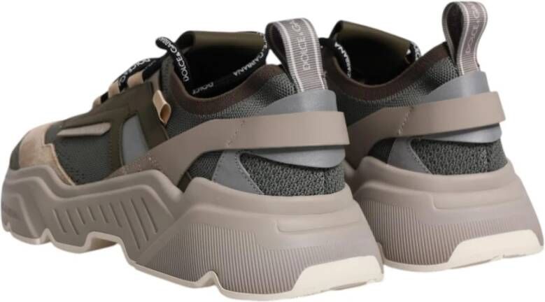 Dolce & Gabbana Multicolor lage top sneakers met rubberen zool Multicolor Heren