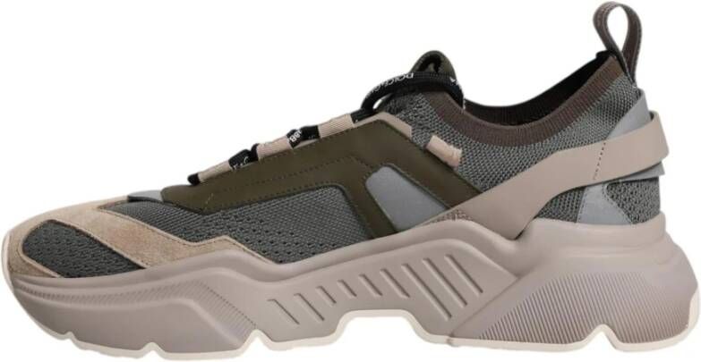 Dolce & Gabbana Multicolor lage top sneakers met rubberen zool Multicolor Heren