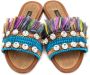 Dolce & Gabbana Multicolor Lamssandalen met Decoratieve Stenen Multicolor Dames - Thumbnail 2