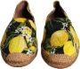 Dolce & Gabbana Multicolor Lemon Slip On Espadrilles Multicolor Dames - Thumbnail 2