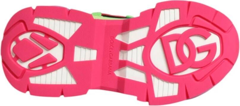 Dolce & Gabbana Multicolor leren Airmaster lage sneakers