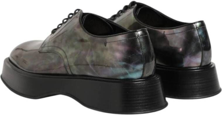 Dolce & Gabbana Multicolor Leren Formele Derby Schoenen