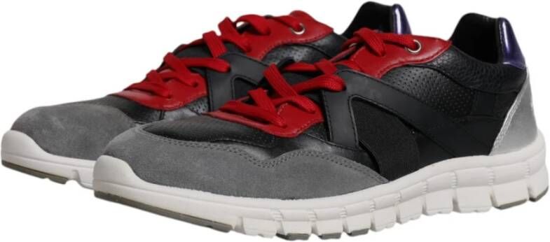 Dolce & Gabbana Multicolor Leren Lage Sneakers Multicolor Heren