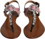Dolce & Gabbana Multicolor Leren Slippers met Gesp Multicolor Dames - Thumbnail 2