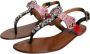 Dolce & Gabbana Multicolor Leren Slippers met Gesp Multicolor Dames - Thumbnail 3
