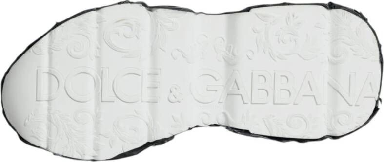 Dolce & Gabbana Multicolor Leren Sneakers met Rubberen Zool Multicolor Heren