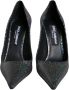 Dolce & Gabbana Multicolor Leren Stiletto Pumps met Logo Black Dames - Thumbnail 2