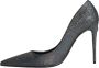 Dolce & Gabbana Multicolor Leren Stiletto Pumps met Logo Black Dames - Thumbnail 5