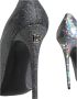 Dolce & Gabbana Multicolor Leren Stiletto Pumps met Logo Black Dames - Thumbnail 6