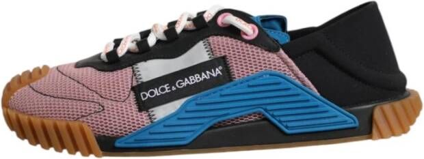 Dolce & Gabbana Multicolor Logo Lage Top Sneakers