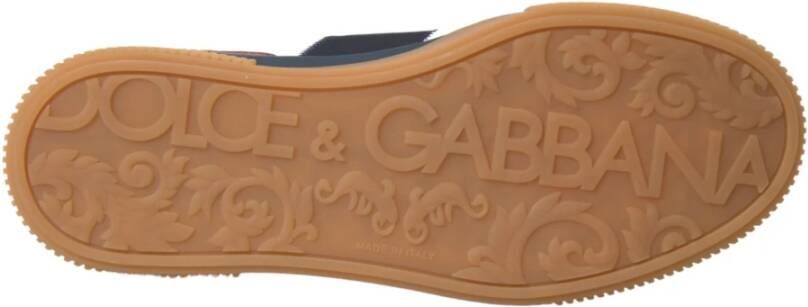 Dolce & Gabbana Multicolor Miami Lage Top Sneakers Multicolor Heren
