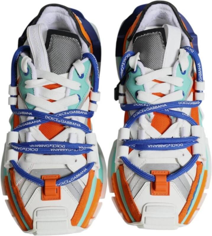 Dolce & Gabbana Panelled Space Sneakers Multicolor Heren