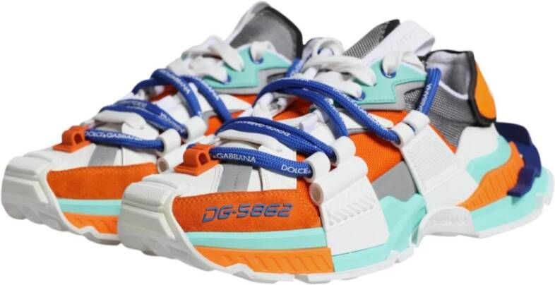 Dolce & Gabbana Panelled Space Sneakers Multicolor Heren