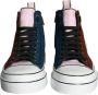 Dolce & Gabbana Multicolor Patchwork High Top Sneakers Multicolor Heren - Thumbnail 2